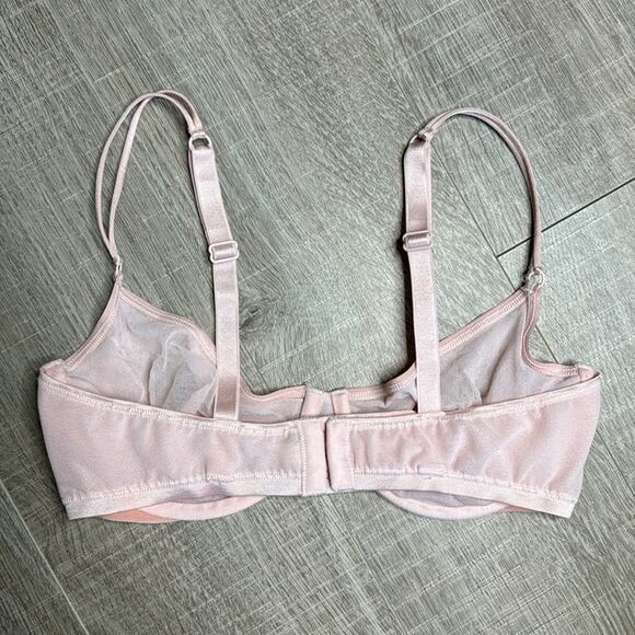COSABELLA Pink Sheer Mesh Underwire Bra Womens - Picture 7 of 12